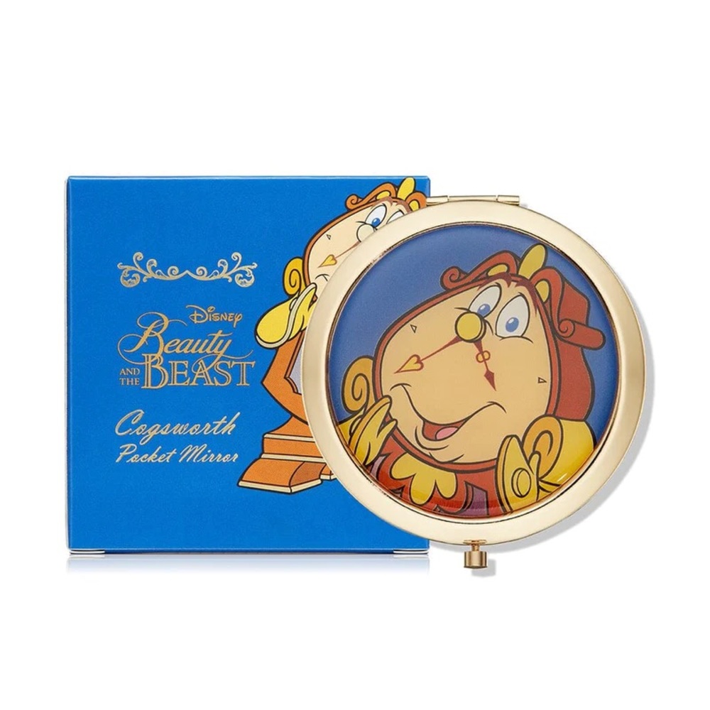 Spectrum x Disney Beauty and the Beast Cogsworth Compact Mirror